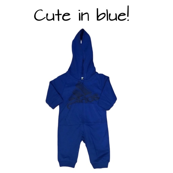 adidas Other - ADIDAS BABY HOODED COVERALL SIZE 3 MONTHS